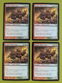 Boggart Ram-Gang x4 Shadowmoor 4x Playset Magic the Gathering MTG - Image 1