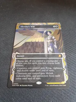 MTG - Foil Akroma's Will. Secrets of Strixhaven - Mystical Archive. Mythic - Image 1
