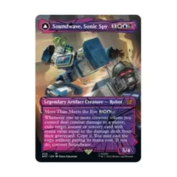 WotC Universes Beyond: Transforme Soundwave, Sonic Spy (Shattered Glass) ( NM - Image 1