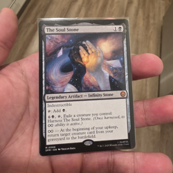 Wizards of the Coast MTG Marvel's Spider-Man The Soul Stone 0066 Mythic Black EN - Image 1