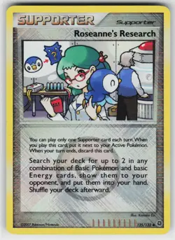 Roseanne's Research 125 Reverse Holo League & Championship Pokemon LP - Image 1