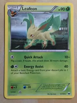 Leafeon 6/108 Dark Explorers Rare Pokemon Trading Card Game TCG Eeveelution NM🌿 - Image 1