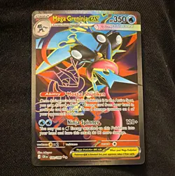 Mega Greninja EX 100/086 XY Primal Clash Secret Rare Full Art Holo English 2015 - Image 1