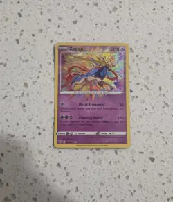 ZACIAN 082/185 AMAZING RARE VIVID VOLTAGE POKEMON HOLO NM - Image 1