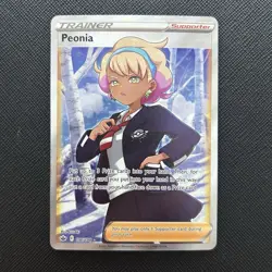 The Pokemon Company Peonia 196/198 Chilling Reign Ultra Rare Full Art Holo EN - Image 2