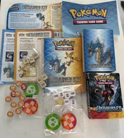 Pokemon TCG HGSS Deck Boxes Trainer Kit, Damage Counters, Dice Mixed Lot! - Open - Image 1