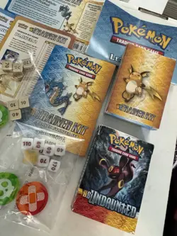 Pokemon TCG HGSS Deck Boxes Trainer Kit, Damage Counters, Dice Mixed Lot! - Open - Image 3