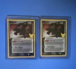 Pokemon TCG Umbreon Celebrations Gold Star English Lot of 2 - Image 1