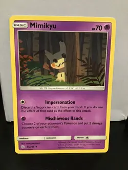 Mimikyu 96/236 Uncommon Pokemon Cosmic Eclipse - Image 1