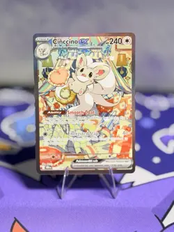Pokemon TCG Chaos Rising Cinccino ex Special Illustration Rare 119/086 NM - Image 1
