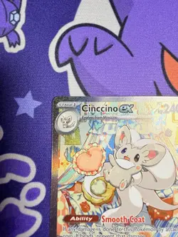 Pokemon TCG Chaos Rising Cinccino ex Special Illustration Rare 119/086 NM - Image 5