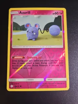 Azurill 146/236 Reverse Holo Cosmic Eclipse Pokemon - Image 1