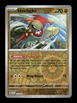 Hawlucha 118/198 Scarlet & Violet Reverse Holo NM/M Pokemon - Image 1