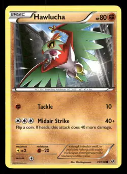 Hawlucha 39/108 Roaring Skies NM/M Pokemon - Image 1