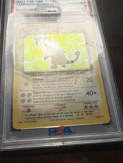 2001 Pokemon Neo Revelation Ampharos 1/64 Holo Rare PSA 8 NM/MINT - Image 3