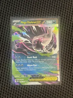 Mega Darkrai ex 048/084 ME05 Pitch Black Holo Double Rare Pokemon NM-MT - Image 1