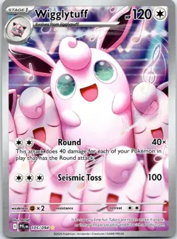Wigglytuff 105/094 Illustration Rare Phantasmal Flames Holo NM - Image 1