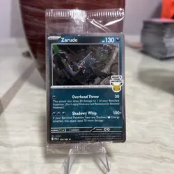Pokemon TCG Zarude #56 Pikachu 30th Anniversary Stamped Sealed Promo EB Games - Image 1