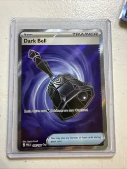 Dark Bell 106/084 Me05: Pitch Black Holo pokemon ultra rare trainer - Image 1