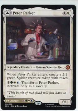 Magic the Gathering Marvel's Spider-Man Peter Parker M 0010 Standard Regular - Image 1