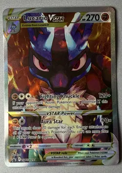 Pokemon TCG Lucario VSTAR SWSH291 Crown Zenith Promo Near mint - Image 1