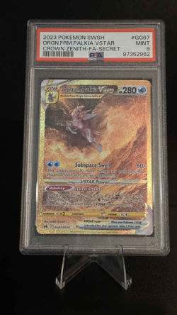 Pokemon Origin Forme Palkia VSTAR GG67/GG70 Crown Zenith Galarian Gallery PSA 9 - Image 1