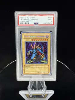 Tri-horned Dragon LOB-000 Secret Rare Reprint Yugioh PSA 9 - Image 1
