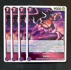 One Piece - Kaido Foil EB04-030 Playset (x4) - The Azure Sea's Seven - Image 1