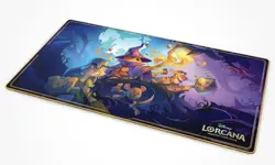 Disney Lorcana Attack Of The Vine Foil Playmat Pooh Honey Wizard - Image 1