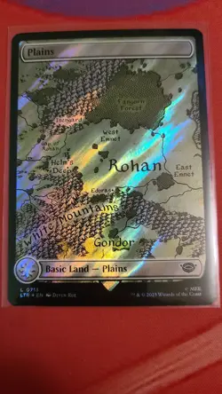 Plains (0713) (Surge Foil)- LTR - (Magic: The Gathering) Cardboard Friends - Image 1