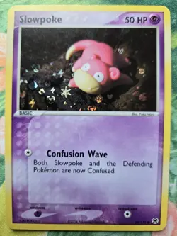 Slowpoke - EX6: FireRed & LeafGreen (80/112) Reverse Holo Common Pokemon Card MP - Image 1