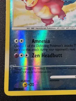 Slowbro 54/106 D&P Great Encounters Pokemon Card Reverse Holo Foil Rare MP - Image 5