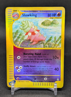 Slowking 34/147 Reverse Holo Rare Aquapolis Pokemon Card WOTC - Image 1