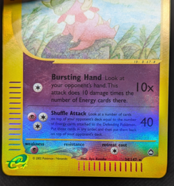 Slowking 34/147 Reverse Holo Rare Aquapolis Pokemon Card WOTC - Image 4