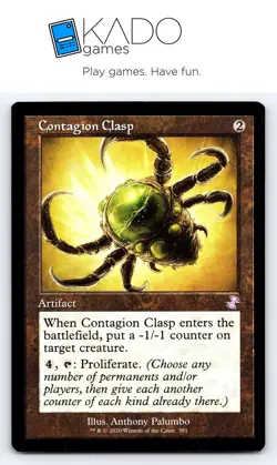 Time Spiral: Remastered #391 Contagion Clasp - Image 1