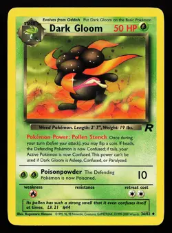 Dark Gloom 36/82 Uncommon Team Rocket Pokemon Card - Image 1