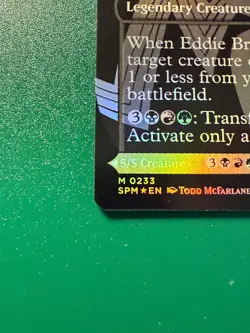 Foil In Hand Eddie Brock (233) Magic MTG Marvel's Spider-man Next Day Ship - Image 3