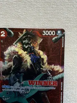 Brook ST01-011 Winner Pack Vol.4 One Piece Tournament Promo Card English - Image 2