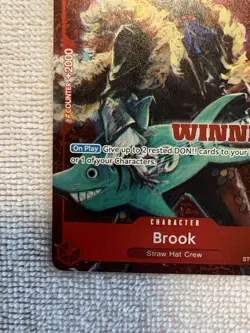 Brook ST01-011 Winner Pack Vol.4 One Piece Tournament Promo Card English - Image 4