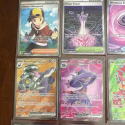 POKEMON 12x CARD LOT - EX Ultra Rares - Trainer EX Beedrill Volcanion Mismagius - Image 2