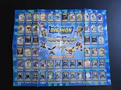 Digimon Digi-Battle Series 1-6 Trading Card Checklist Bandai 2000 - Image 2