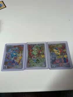 Pokemon First Partner Series 2 Johto / 3 Cards Chikorita, Totodile, Cyndaquil - Image 5