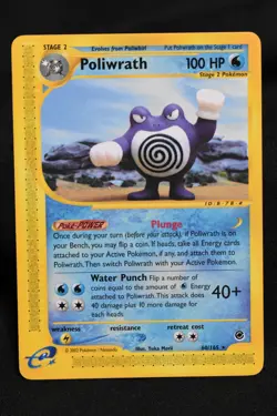 Poliwrath 60/165 NM Expedition Base Set Regular Rare Pokemon TCG Card Near Mint - Image 1