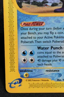 Poliwrath 60/165 NM Expedition Base Set Regular Rare Pokemon TCG Card Near Mint - Image 5