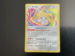 Jirachi SWSH04: Vivid Voltage 119/185 Amazing Rare Holo Pokemon Card NM - Image 1