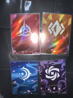 League of Legends Riftbound TCG Rune Rose Promo 3 cards set Holo Foil NR49 - Image 1