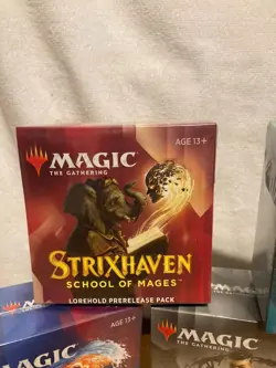 SET OF 5 MAGIC THE GATHERING SECRETS OF STRIXHAVEN PRERELEASE KIT PACK SEALED - Image 3
