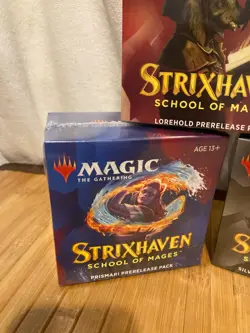 SET OF 5 MAGIC THE GATHERING SECRETS OF STRIXHAVEN PRERELEASE KIT PACK SEALED - Image 4