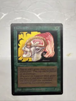 Llanowar Elves Beta Magic The Gathering Light Play - Image 1