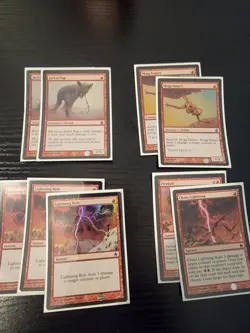 MTG Fire And & Lightning Premium Series Complete Deck M/NM - Image 2